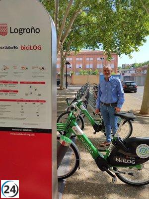 Bicilog reporta 18.215 alquileres en la primera mitad de 2025: 14.000 de bicicletas convencionales y 4.100 de eléctricas.