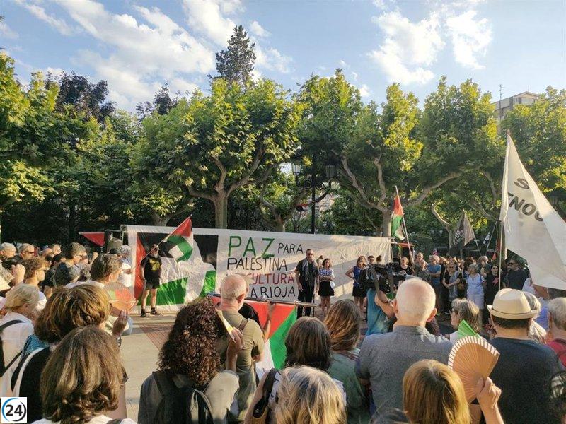 Cultura de La Rioja exige paz y justicia para Palestina ante la crisis en Gaza.