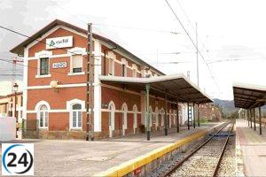 Adif lanza los primeros pasos para modernizar la línea Logroño-Miranda de Ebro al licitar el diseño del proyecto.