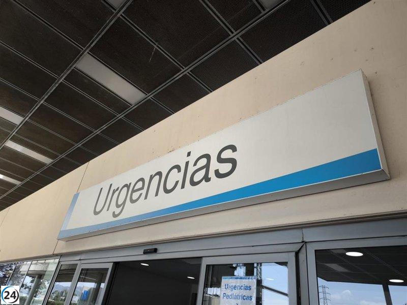 Ciclista de 60 años se accidenta en Santurdejo y es llevado al Hospital San Pedro.