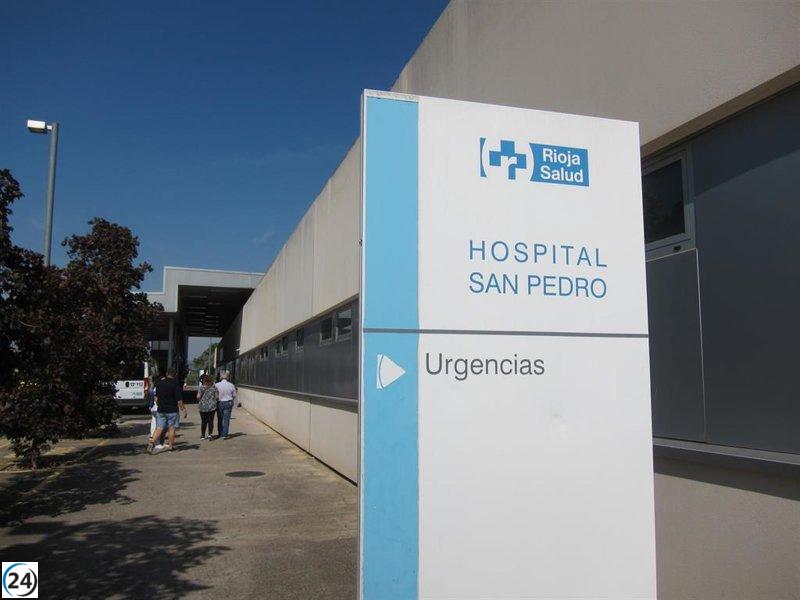 Ciclista de 65 años herido al ser chocado por un coche en Lardero.
