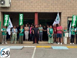 Empleados del sistema penitenciario protestan por agresiones en Logroño y Sevilla.