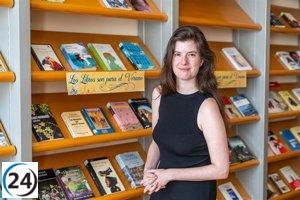 María Lasanta, profesora de Sociología en la UR, galardonada con el IX Premio Jaime Brunet en Pamplona.
