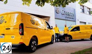Correos suma vehículos eléctricos a su flota de reparto en La Rioja.