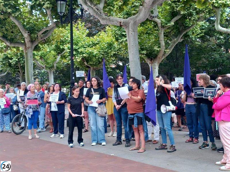 Manifestación en Logroño exige una justicia que escuche al hijo de Juana Rivas.