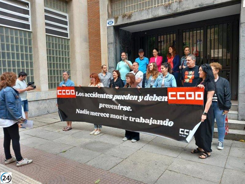 CCOO denuncia la alarmante siniestralidad en La Rioja tras la muerte de un hostelero.