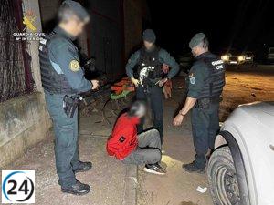 Operativo en Huércanos: un arresto por narcotráfico y múltiples multas en las celebraciones.