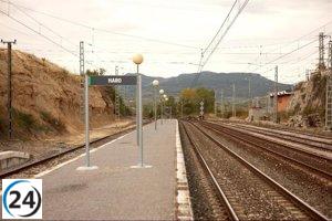 Gobierno destina más de 21 millones para modernizar la electrificación de la línea Miranda-Logroño.