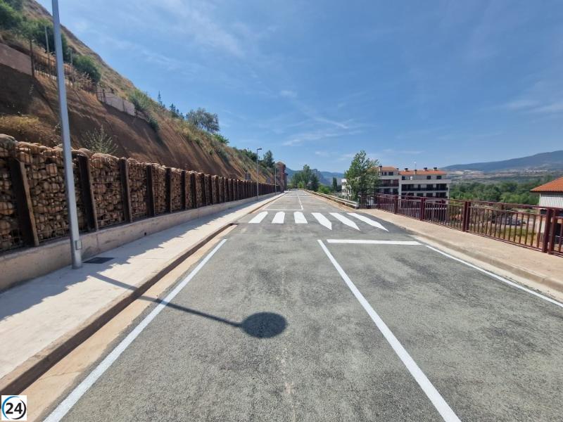 La LR-255 en Albelda de Iregua reanuda su tráfico este martes tras finalizar las obras de estabilización.