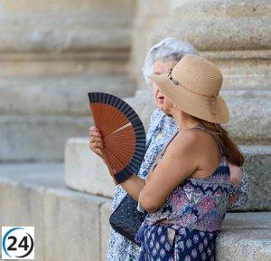 La Ibérica riojana en alerta amarilla este lunes por temperaturas que llegarán a los 34 grados.
