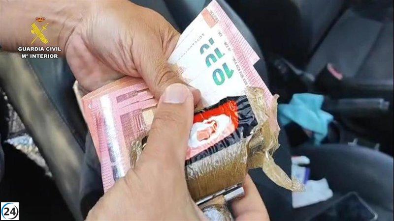 Capturan a un conductor por narcotráfico en la AP-68, La Rioja.