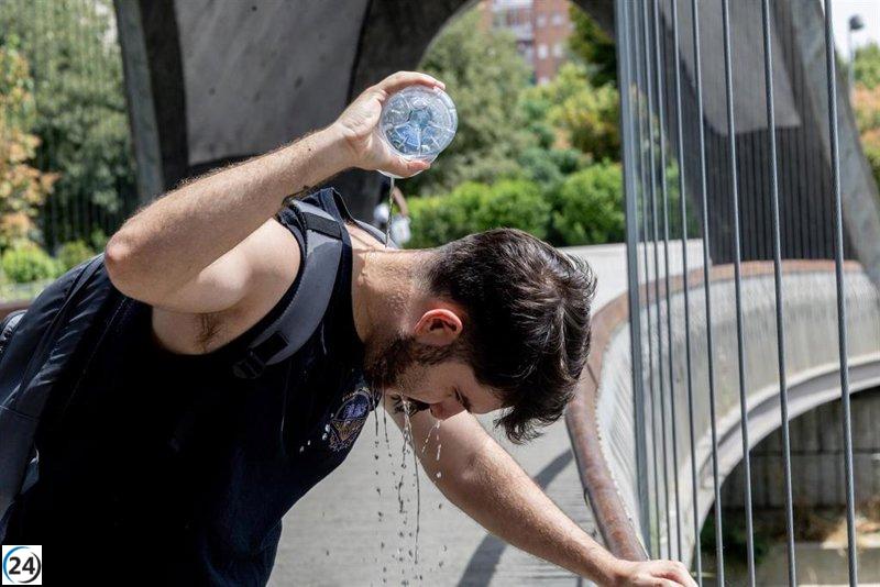 Alerta naranja en la Ribera del Ebro por calor extremo que podría llegar a 39 grados este viernes.