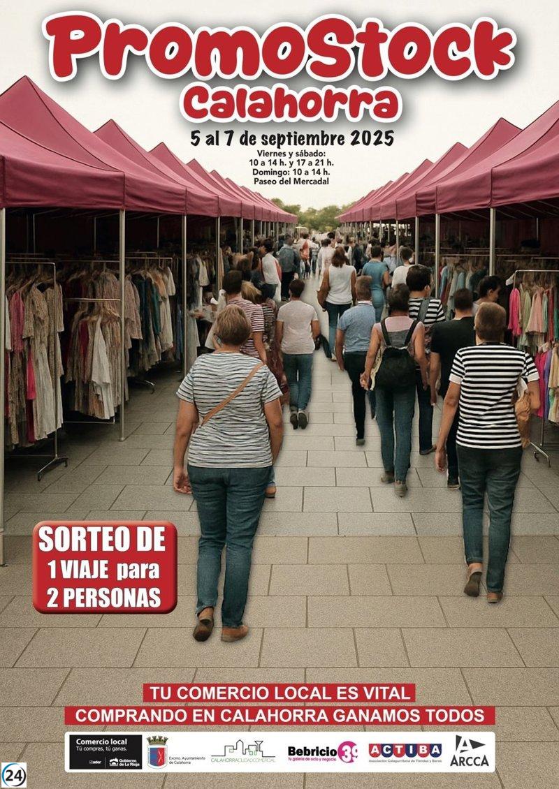 Promostock impulsa el comercio en Calahorra con su llegada al paseo del Mercadal del 5 al 7 de septiembre.