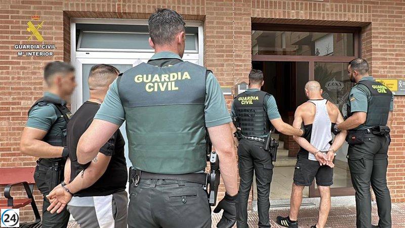 Tres arrestos tras el hurto de más de dos toneladas de cable de cobre en La Rioja.