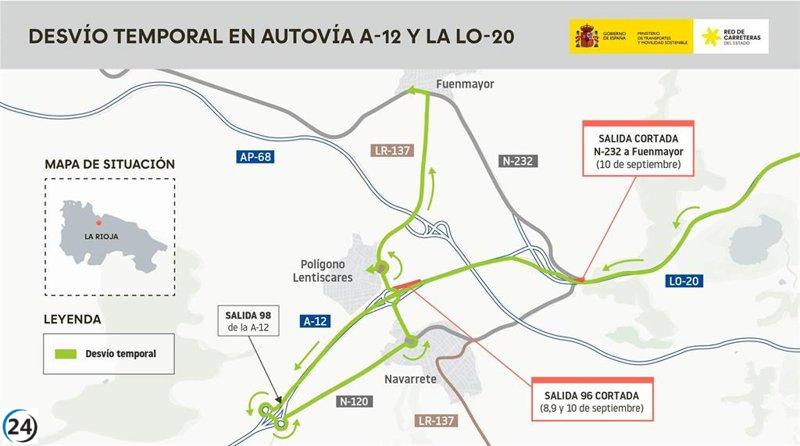La construcción de la autovía A-68 entre Arrúbal y Navarrete avanza en La Rioja.