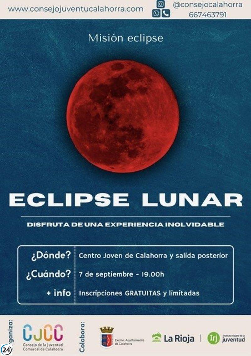 Taller del Consejo de la Juventud de Calahorra sobre el eclipse lunar este domingo.