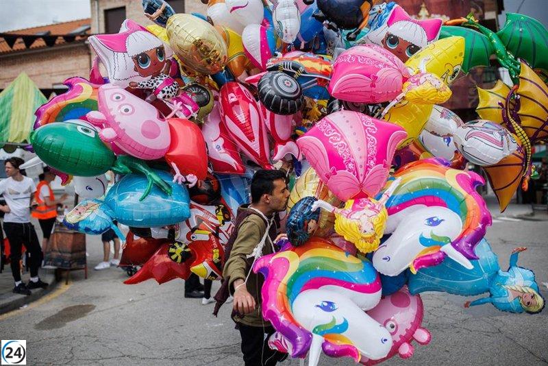 Anuncian la concesión de 106 permisos para vendedores ambulantes en el Paseo de las Norias para las fiestas de San Mateo 2025.