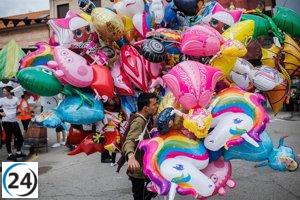 Anuncian la concesión de 106 permisos para vendedores ambulantes en el Paseo de las Norias para las fiestas de San Mateo 2025.