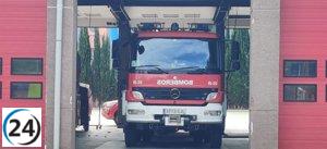 Incendio agrícola consume hasta 3.000 metros cuadrados en Calahorra.