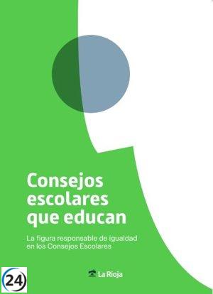 La Rioja presenta guía sobre el rol del representante de Igualdad en Consejos Escolares.