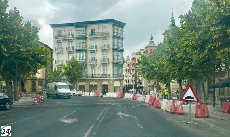 Corte de tráfico en Muro del Carmen y Cervantes por avance en la obra de la Glorieta.