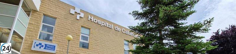 Accidente entre un coche y un tractor en Alfaro deja dos heridos hospitalizados.