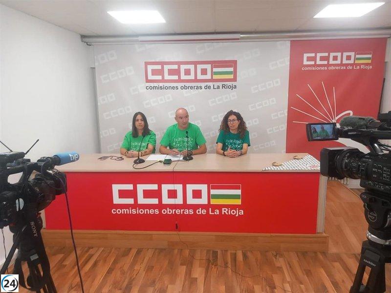 CCOO Enseñanza pide una reforma en las interinidades y denuncia la falta de 31 profesores en La Rioja.