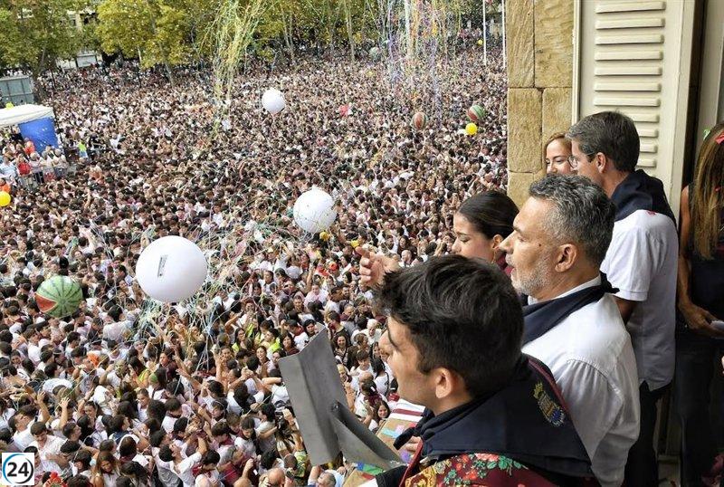 Más de 50,000 personas dan la bienvenida a San Mateo 2025 en Logroño con el lanzamiento del cohete.