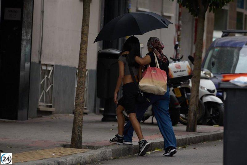 Bajas temperaturas y lluvias intensas sacuden el noreste de la Península este domingo.