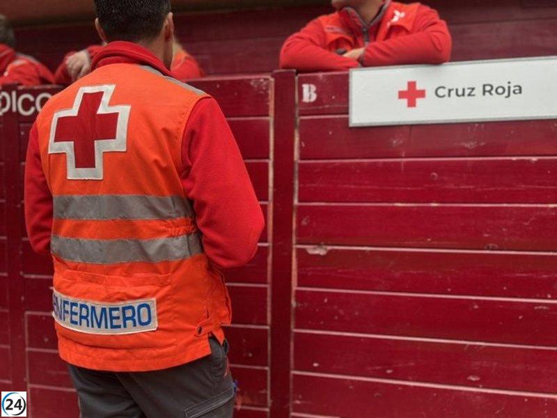 Cruz Roja socorre a trece en el tercer día de las Fiestas de San Mateo; seis requieren hospitalización.