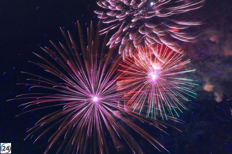 Pirotecnia Tomás se corona en el XVII Concurso Internacional de Fuegos Artificiales de Logroño.