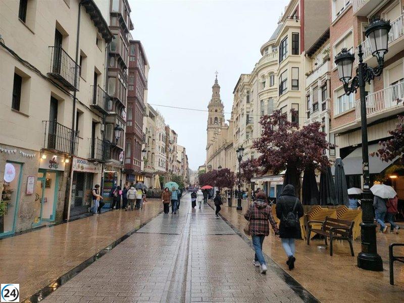 AEMET emite alerta amarilla por lluvias y tormentas en La Rioja.