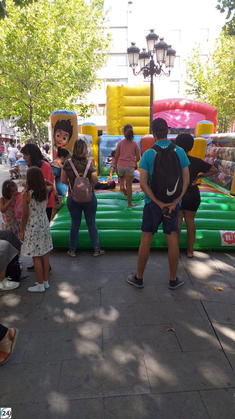 Celia Sanz confirma la gratuidad de los hinchables en las próximas fiestas de San Mateo.
