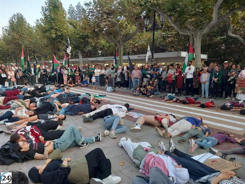 Maestros de La Rioja expresan su rechazo a la crisis educativa en Palestina y llaman a no ser cómplices.