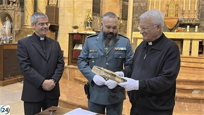 La Guardia Civil descubre en Madrid un valioso libro contable del siglo XVIII que enriquece la historia de Nájera.