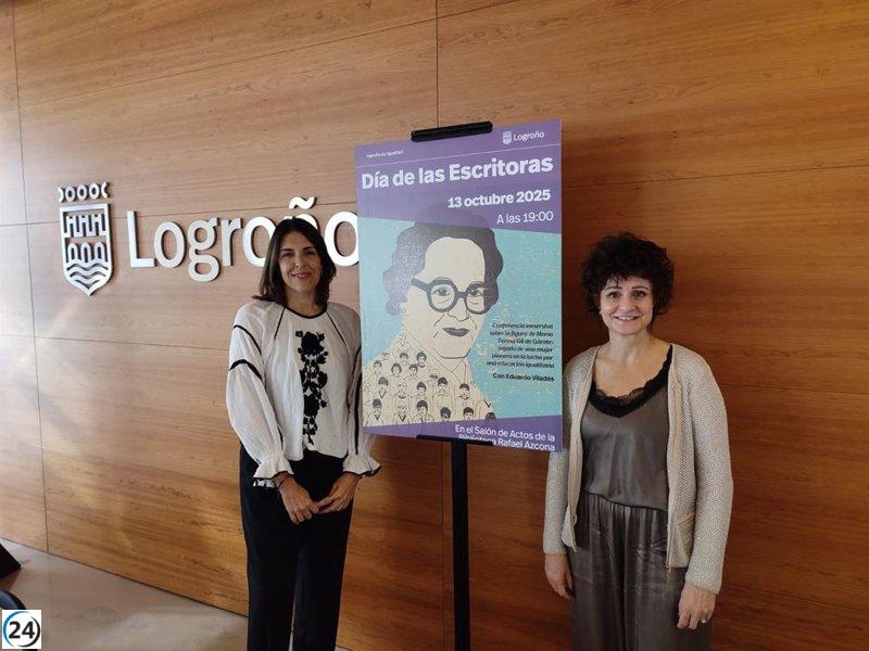 Logroño conmemora el Día de las Escritoras con actividades culturales en la Biblioteca Rafael Azcona.
