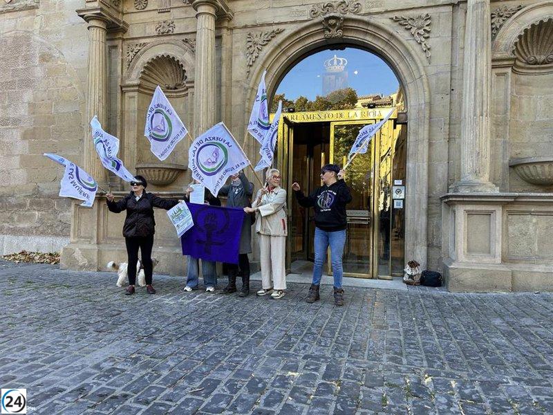 Feministas de Logroño protestarán contra la violencia de género en instituciones.