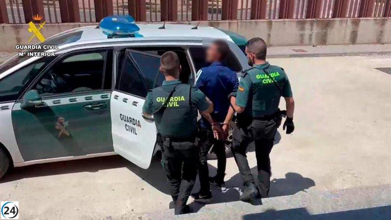 Guardia Civil atrapa a multirecidivista que reincidió tras su liberación.
