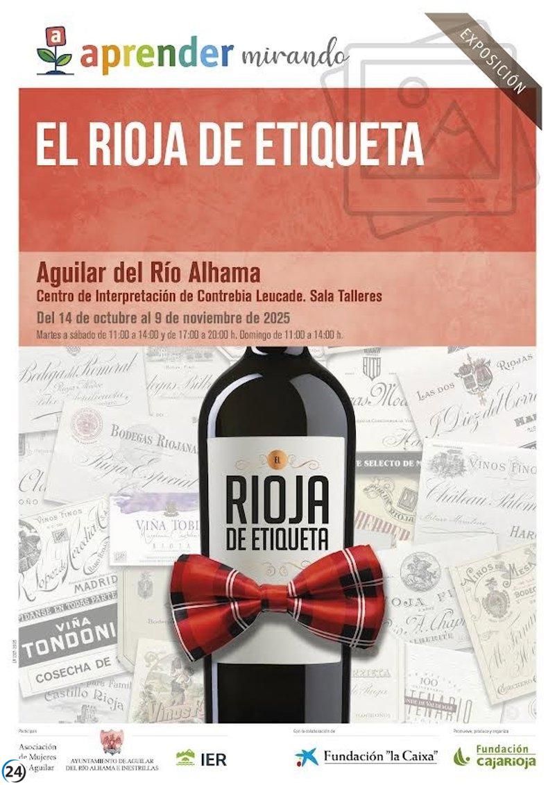 Última oportunidad para visitar la exposición 'El Rioja de etiqueta' en Contrebia Leucade este domingo.