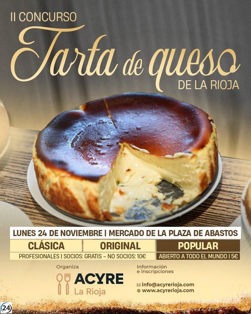 La Rioja celebra el 24 su II Concurso de Mejor Tarta de Queso, impulsado por Acyre.