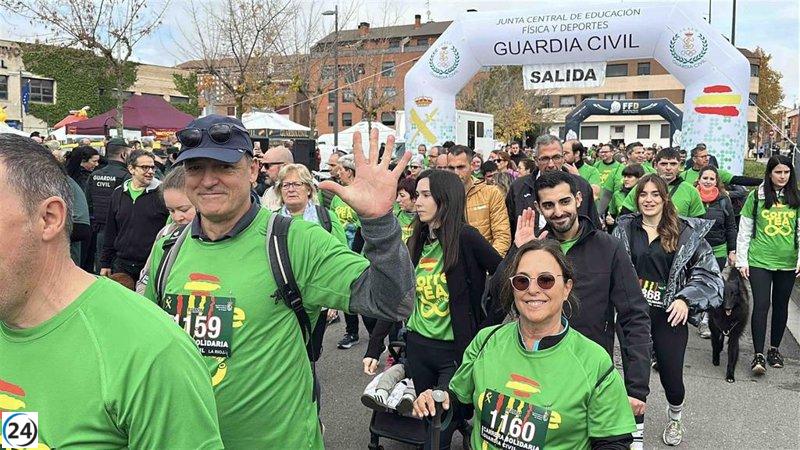 La I Carrera Solidaria de la Guardia Civil recauda más de 10.000 euros para ARPA Autismo.