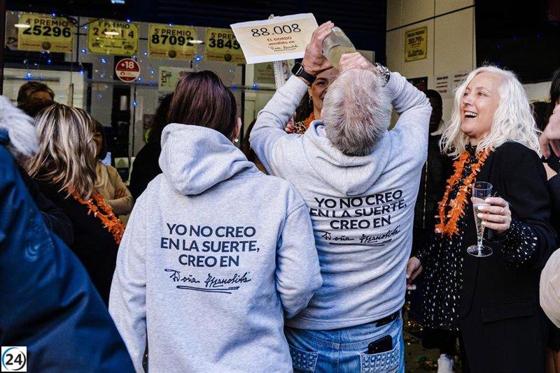 Los riojanos invertirán un promedio de 113,96 euros en el Sorteo de Navidad 2025.