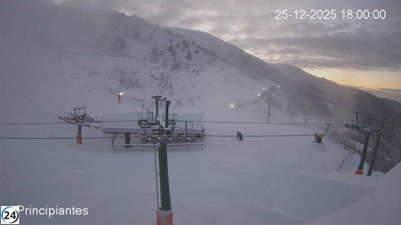 Valdezcaray recibe la Navidad con temperaturas de -7,5 grados.