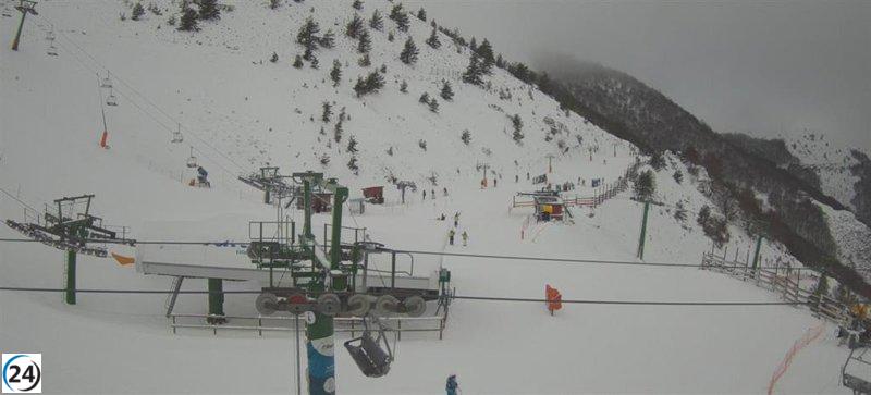 Valdezcaray inicia la temporada este miércoles con 4 pistas y 3,3 km de nieve perfecta.