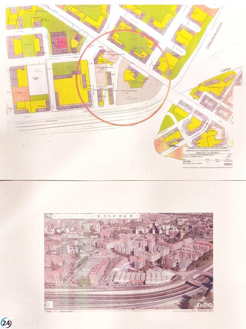 Nuevos planes en el PERI Alamo y Ceballos proyectan 200 viviendas, incluyendo 50 de protección oficial.