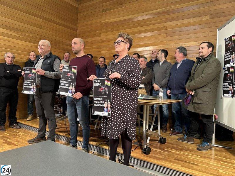 Agricultores planean bloqueos en cinco carreteras de La Rioja el 29 de enero.