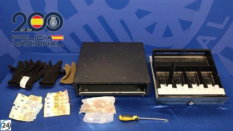 Capturan a dos sospechosos de múltiples robos en bares de Logroño.