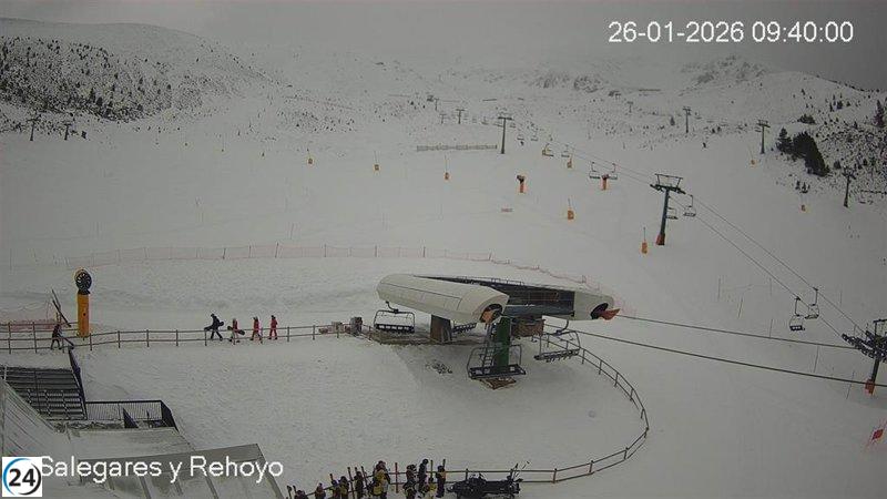 Valdezcaray inicia la temporada este lunes con 6 pistas y 4,82 km de nieve disponibles.
