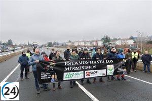 Agricultores y tractores se movilizan en La Rioja para reafirmar la resistencia del campo.