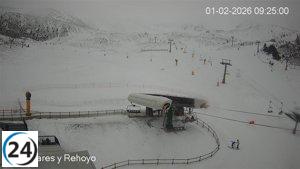 Valdezcaray inicia la temporada con 8 pistas y 8,8 kilómetros para esquiar este domingo.